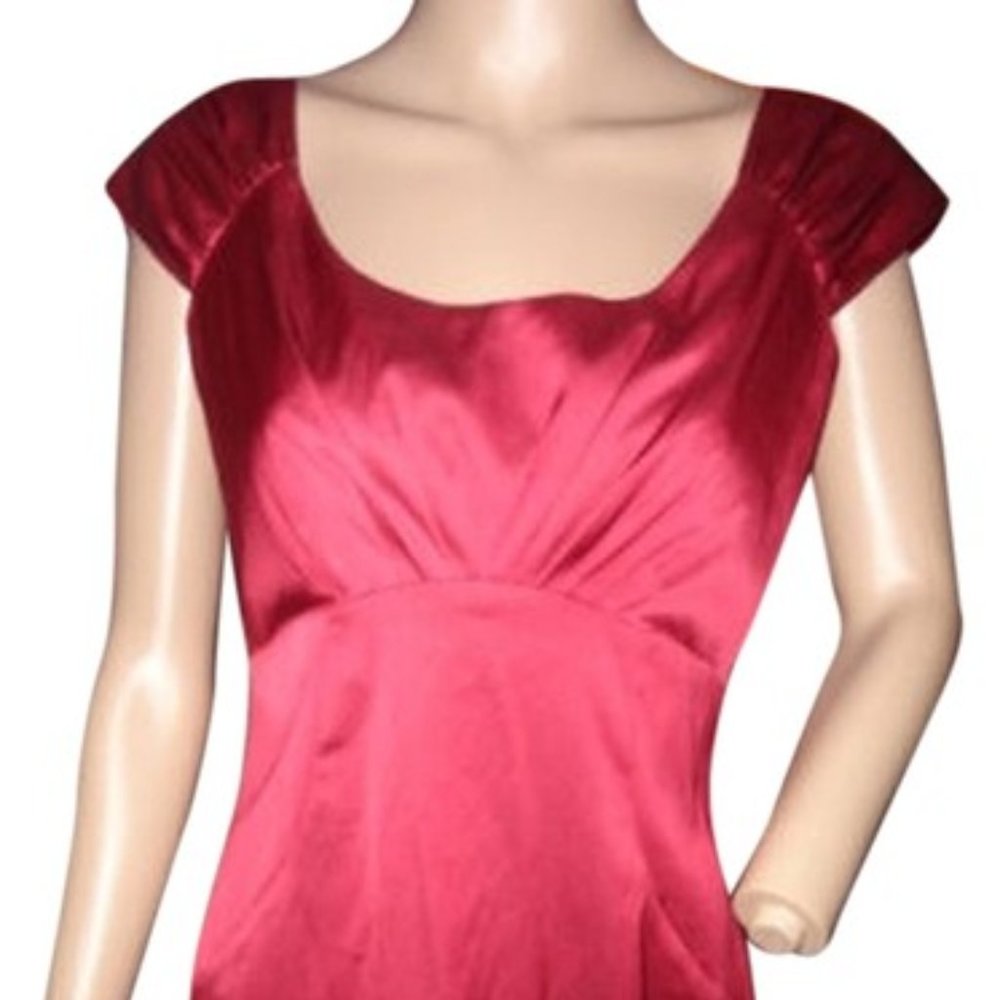 Donna Morgan Burgandy Cocktail Dress Size: 6